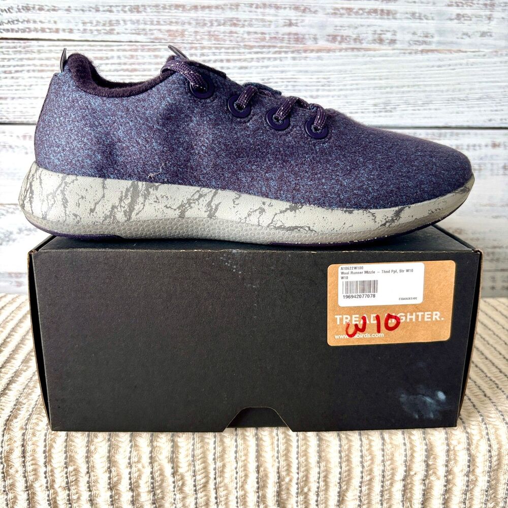 NIB Allbirds Wool Runner Mizzle Women’s 10 Thunder Purple#1317